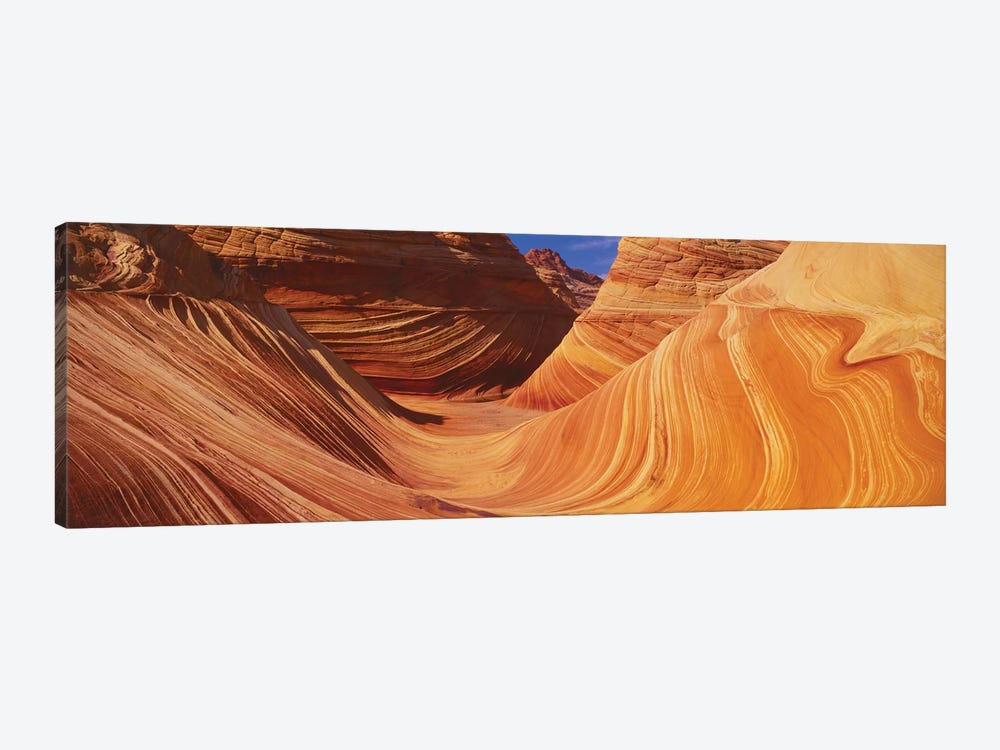 The Wave, Coyote Buttes, Paria Canyon-Vermilion Cliffs Wilderness, Coconino County, Arizona, USA by Panoramic Images 1-piece Canvas Artwork