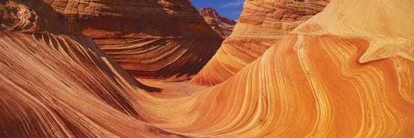 Arizona: The Wave, Coyote Buttes, Paria Canyon-Vermilion Cliffs Wilderness, Coconino County, Arizona, USA by Panoramic Images