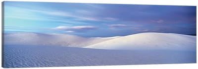 Landscape I, White Sands National Monument, New Mexico, USA Canvas Art Print - Pure White