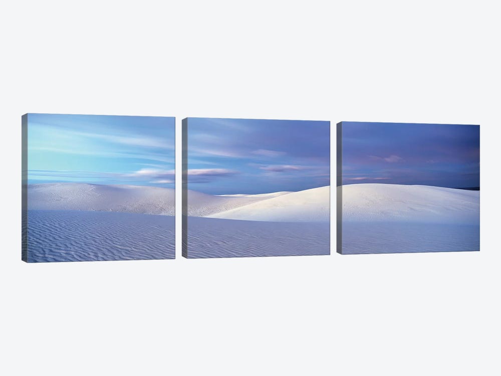 Landscape I, White Sands National Monument, New Mexico, USA 3-piece Canvas Print