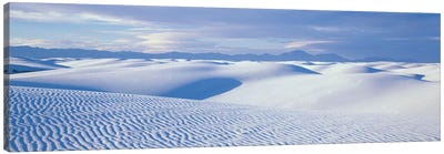 Landscape II, White Sands National Monument, New Mexico, USA Canvas Art Print - Pure White