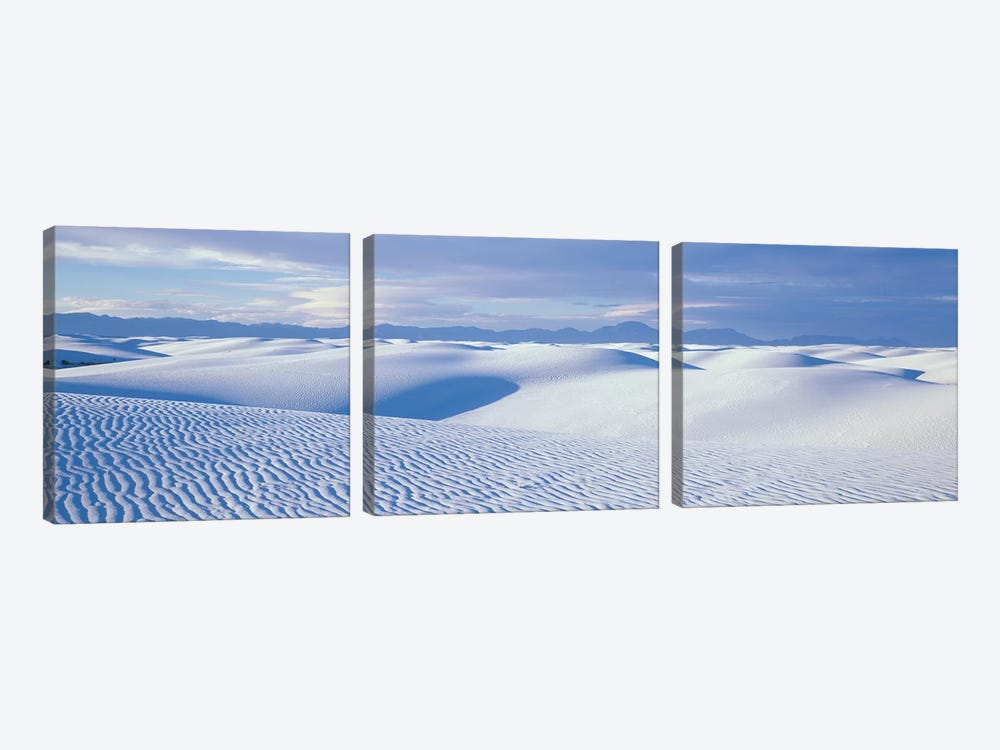 Landscape II, White Sands National Monument, New Mexico, USA 3-piece Canvas Wall Art