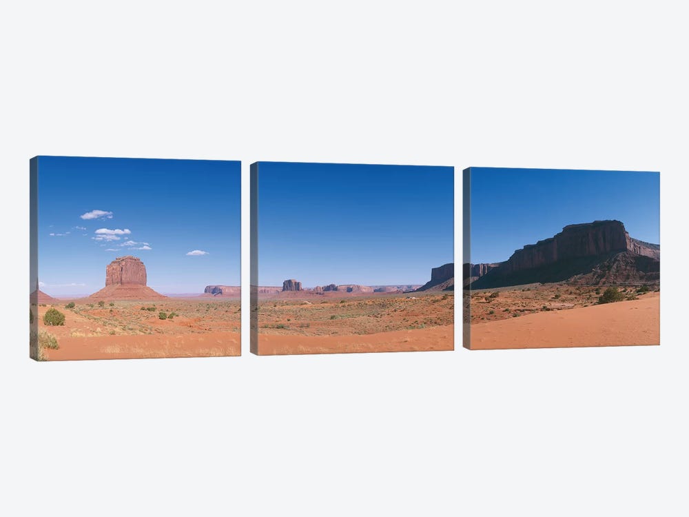 Monument Valley Navajo Tribal Park by Panoramic Images 3-piece Art Print