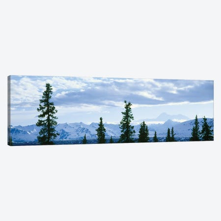 Mountain Landscape, Alaska Range, Denali National Park and Preserve, Alaska, USA Canvas Print #PIM14096} by Panoramic Images Art Print