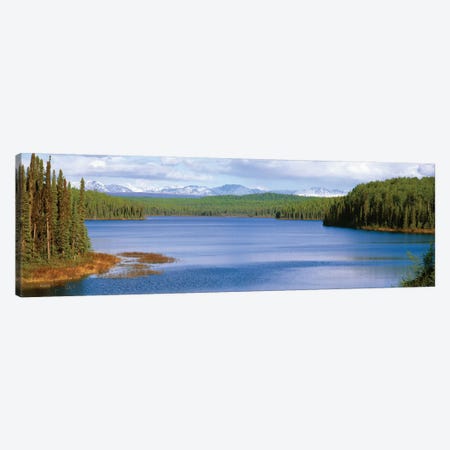 Talkeetna Lake, Matanuska-Susitna Borough, Alaska, USA Canvas Print #PIM14101} by Panoramic Images Canvas Art