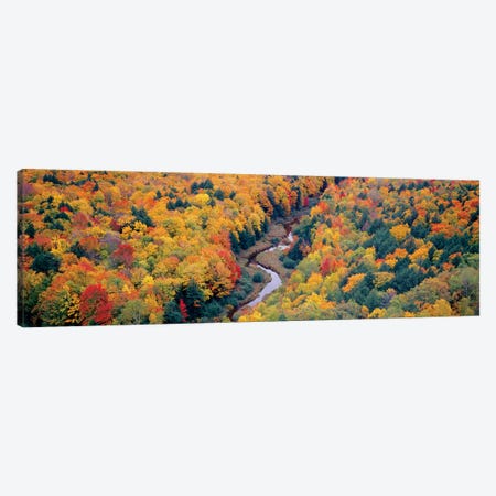 Autumn Landscape I, Porcupine Mountains Wilderness State Park, Upper Peninsula, Michigan, USA Canvas Print #PIM14104} by Panoramic Images Canvas Art Print