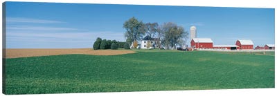Countryside Landscape, Clayton County, Iowa, USA Canvas Art Print - Farm Art