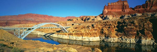 Utah: Hite Crossing Bridge, Glen Canyon National Recreation Area, Utah, USA by Panoramic Images