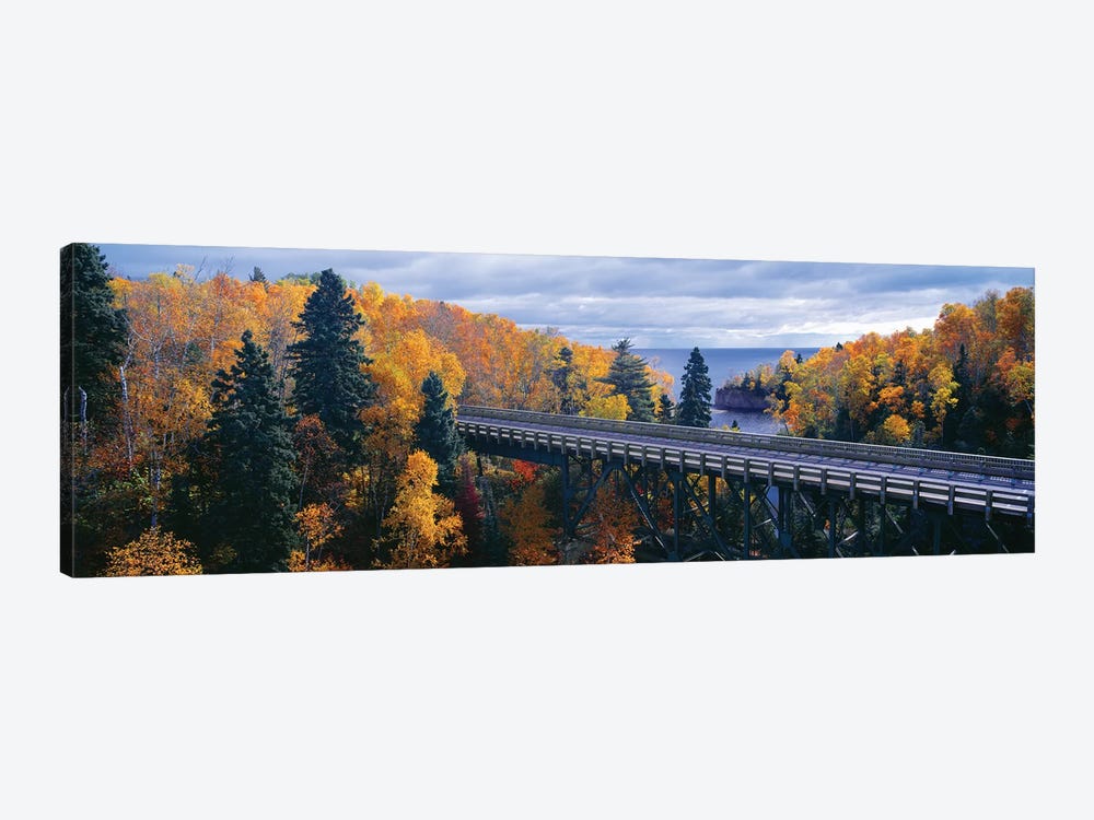Autumn Landscape, Tettegouche State Park, North Shore of Lake Superior, Lake County, Minnesota, USA by Panoramic Images 1-piece Canvas Print