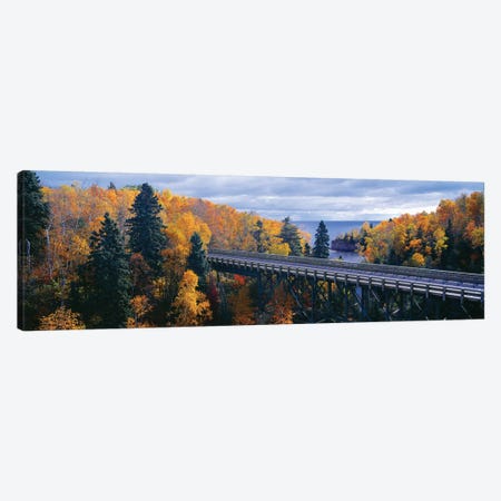 Autumn Landscape, Tettegouche State Park, North Shore of Lake Superior, Lake County, Minnesota, USA Canvas Print #PIM14113} by Panoramic Images Art Print