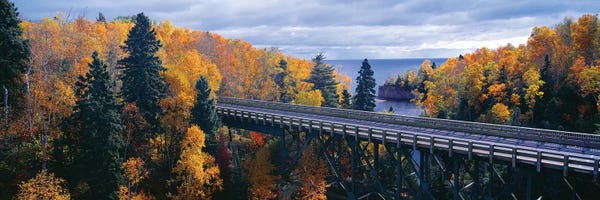 Minnesota: Autumn Landscape, Tettegouche State Park, North Shore of Lake Superior, Lake County, Minnesota, USA by Panoramic Images