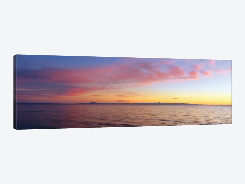 Seascape at Sunset, Pacific Ocean by Panoramic Images 1-piece Canvas Print