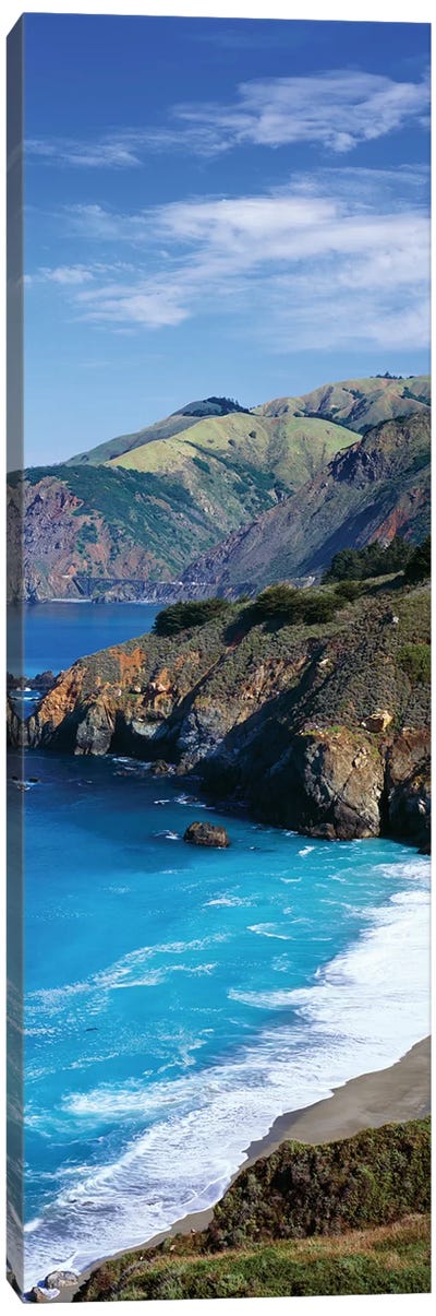 Coastal Landscape, California Canvas Art Print - California Art