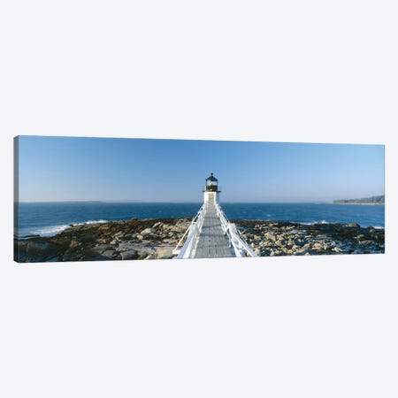 Marshall Point Lighthouse, Port Clyde, St. George, Knox County, Maine, USA Canvas Print #PIM14120} by Panoramic Images Canvas Wall Art