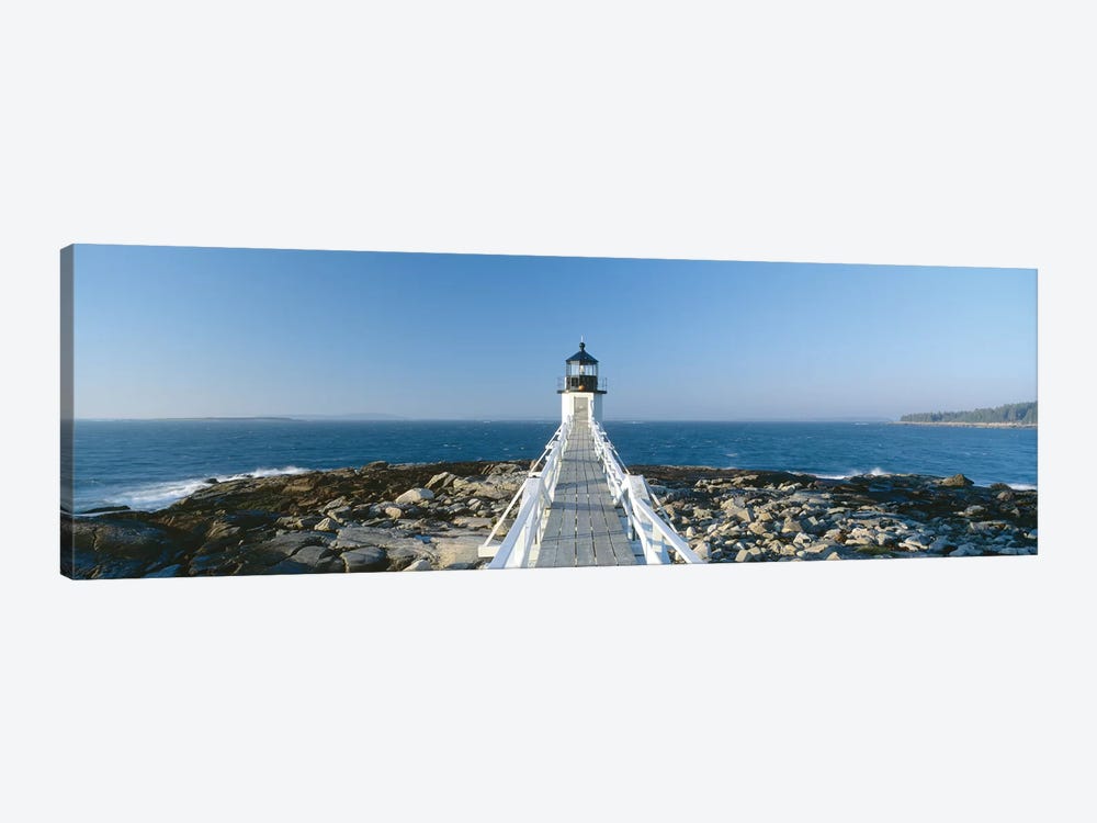 Marshall Point Lighthouse, Port Clyde, St. George, Knox County, Maine, USA by Panoramic Images 1-piece Canvas Print