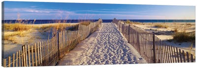 Beach Pathway, Santa Rosa Island, Florida, USA Canvas Art Print - Panoramic Photography