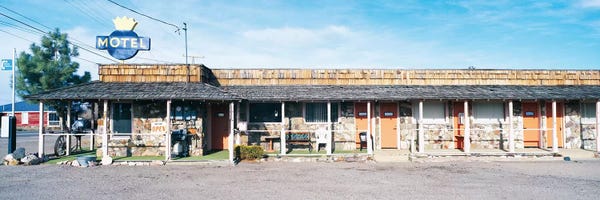 Nevada: Old Motel, Tonopah, Nye County, Nevada, USA by Panoramic Images