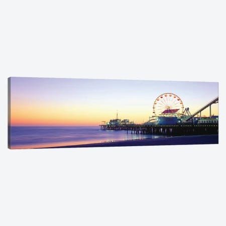 Santa Monica Pier, Santa Monica, Los Angeles County, California, USA Canvas Print #PIM14132} by Panoramic Images Canvas Art Print