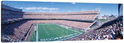 Aerial View I, Mile High Stadium, Denver, Denver County, Colorado, USA Canvas Art Print - Sports Lover