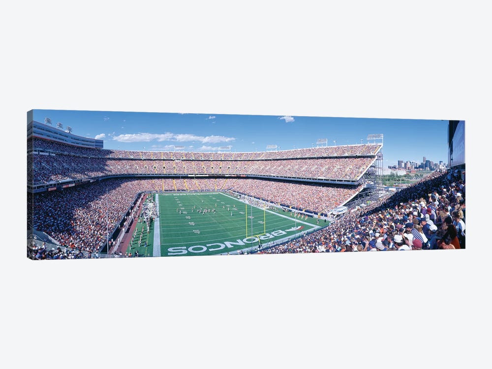 Aerial View I, Mile High Stadium, Denver, Denver County, Colorado, USA by Panoramic Images 1-piece Canvas Art Print