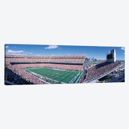 Aerial View II, Mile High Stadium, Denver, Denver County, Colorado, USA Canvas Print #PIM14134} by Panoramic Images Canvas Wall Art