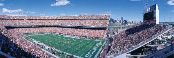 Colorado: Aerial View II, Mile High Stadium, Denver, Denver County, Colorado, USA by Panoramic Images