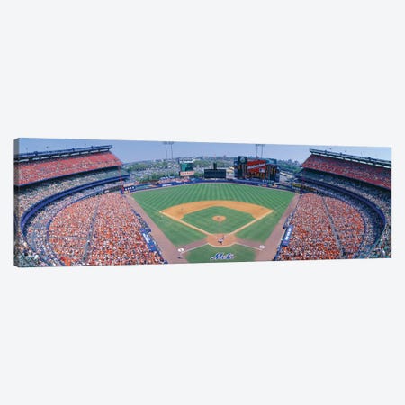 Aerial View I, Shea Stadium, Flushing, Queens, New York City, New York, USA Canvas Print #PIM14135} by Panoramic Images Canvas Artwork