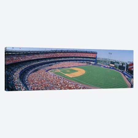 Aerial View II, Shea Stadium, Flushing, Queens, New York City, New York, USA Canvas Print #PIM14136} by Panoramic Images Canvas Art