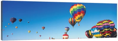 Mass Ascension, 25th Albuquerque International Balloon Fiesta, Albuquerque, Bernalillo County, New Mexico Canvas Art Print - Hot Air Balloon Art