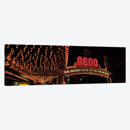 Reno Arch, Reno, Washoe County, Nevada, USA Canvas Print #PIM14139} by Panoramic Images Canvas Print
