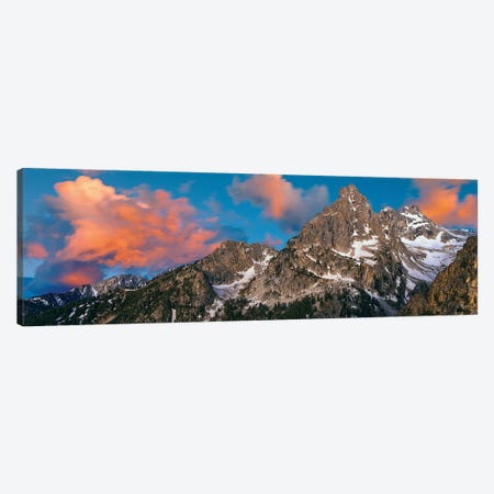 Teton Range II, Rocky Mountains, Grand Teton National Park, Teton County, Wyoming, USA Canvas Print #PIM14150} by Panoramic Images Art Print
