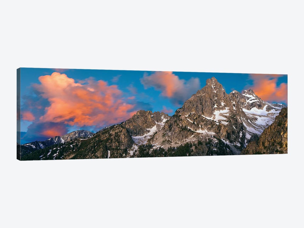 Teton Range II, Rocky Mountains, Grand Teton National Park, Teton County, Wyoming, USA by Panoramic Images 1-piece Canvas Art