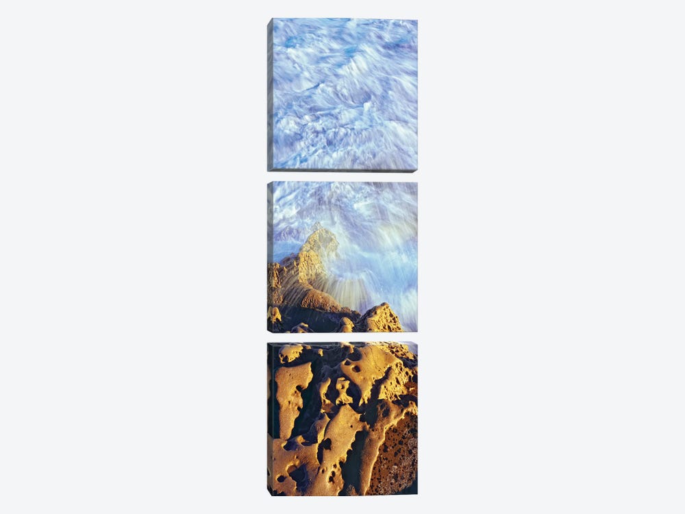 Coastal Rock Formations, Bird Rock, La Jolla, San Diego, San Diego County, California, USA by Panoramic Images 3-piece Art Print