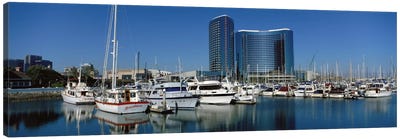 Embarcadero Marina Hotel, San Diego, California, USA Canvas Art Print - Boating & Sailing Art