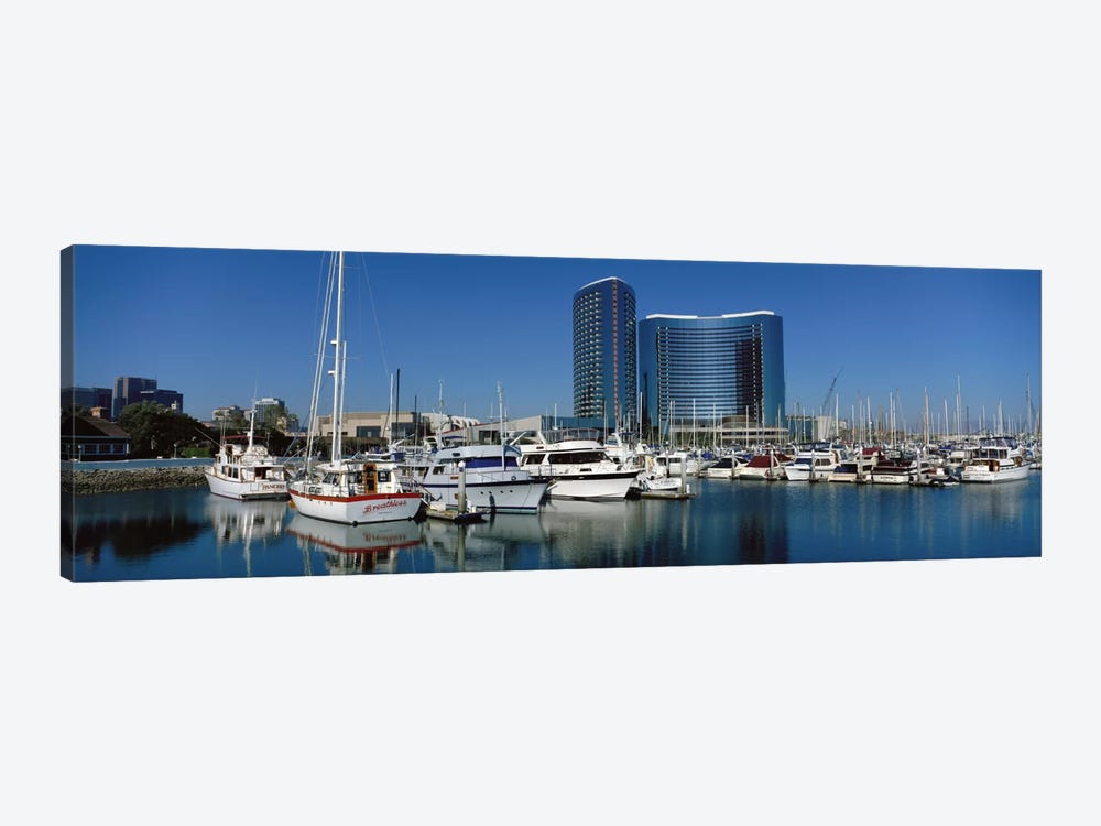 Embarcadero Marina Hotel, San Diego, California, USA by Panoramic Images 1-piece Canvas Print