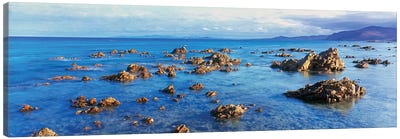 Coastal Rock Formations, Gulf of California (Sea of Cortez), Baja California Sur, Mexico Canvas Art Print - Mexico Art