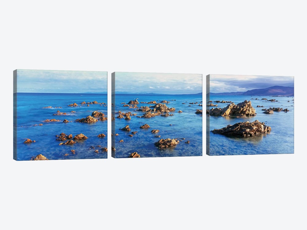 Coastal Rock Formations, Gulf of California (Sea of Cortez), Baja California Sur, Mexico by Panoramic Images 3-piece Canvas Artwork