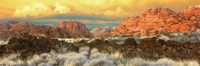 Snow Canyon State Park II, Washington County, Utah, USA by Panoramic Images framed canvas print