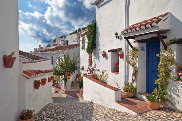 Andalusia: The Lost Village of El Acebuchal (Pueblo el Fantasmas) IV, Axarquia Comarca, Malaga Province, Spain by Panoramic Images