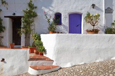 The Lost Village of El Acebuchal (Pueblo el Fantasmas) V, Axarquia Comarca, Malaga Province, Spain by Panoramic Images framed canvas print