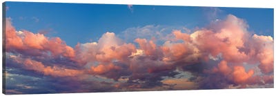 A Cloudy Day Canvas Art Print - 3-Piece Panoramic Art