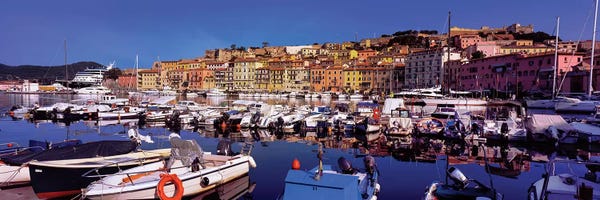 Harbors: Docked Boats II, The Harbor Of Portoferraio, Island of Elba, Livorno Province, Tuscany Region, Italy by Panoramic Images