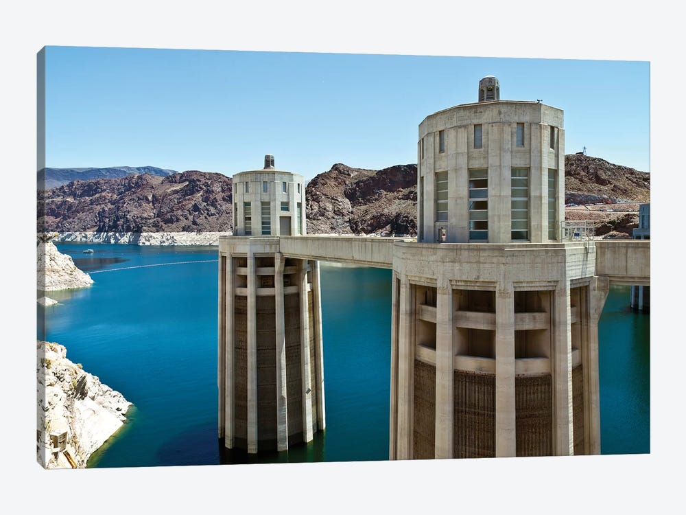 Penstock Towers, Hoover Dam, Nevada, USA by Panoramic Images 1-piece Canvas Print