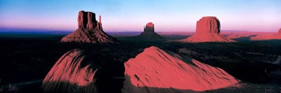 Sunset At Monument Valley Tribal Park, Utah, USA by Panoramic Images acrylic art print