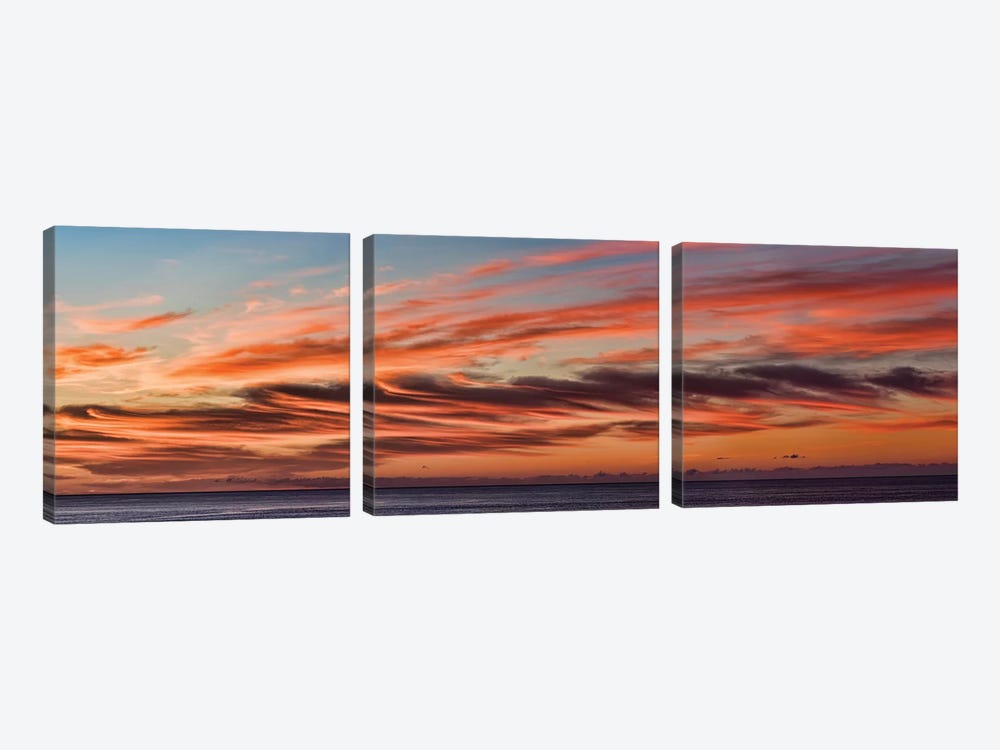 Cloudy Sky At Sunset, Cabo San Lucas, Baja California Sur, Mexico by Panoramic Images 3-piece Canvas Art Print