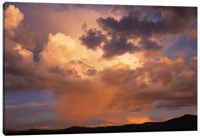 Summer Sky, Colorado, USA Canvas Art Print - Cloudy Sunset Art