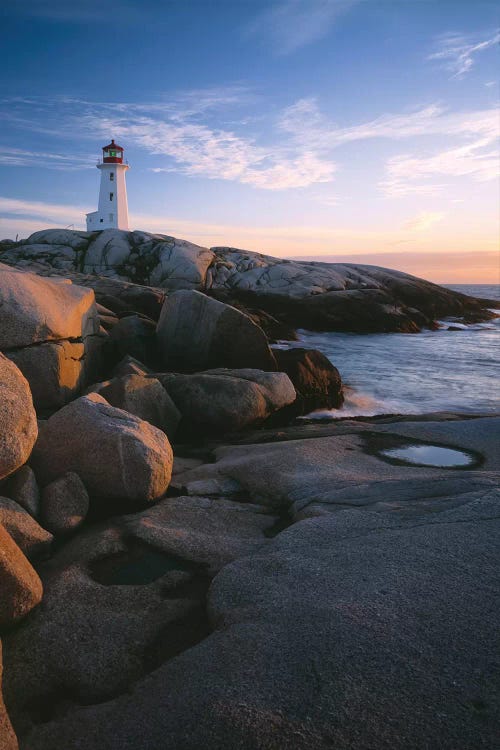 Peggys Point Lighthouse, Peggys Cove, Halifax Region, Nova Scotia, Canada