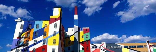 Minnesota: Building With Geometric Decorations, Minneapolis, Minnesota, USA by Panoramic Images