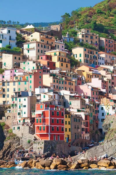 Liguria: Riomaggiore II (One Of the Cinque Terre), La Spezia Province, Liguria Region, Italy by Panoramic Images
