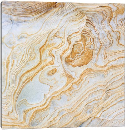 Sandstone Swirl Pattern I, Grand Staircase-Escalante National Monument, Utah, USA Canvas Art Print - Abstract Photography